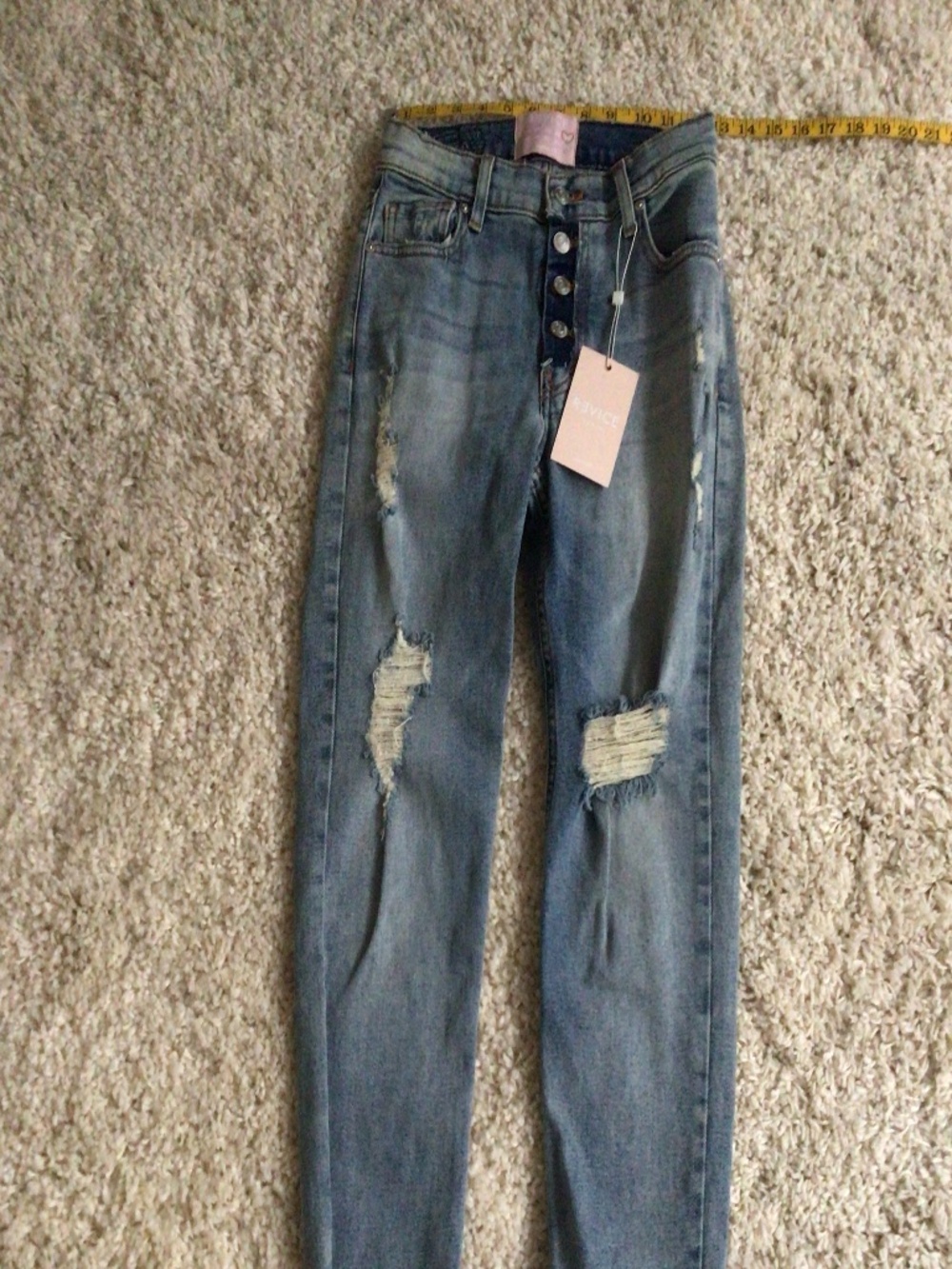 REVICE Jeans, Womens Sz 27, NWT, Button Fly